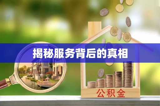 诏安揭秘服务背后的真相