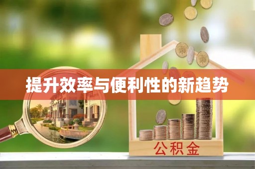 诏安提升效率与便利性的新趋势