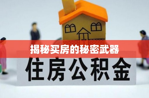 诏安揭秘买房的秘密武器