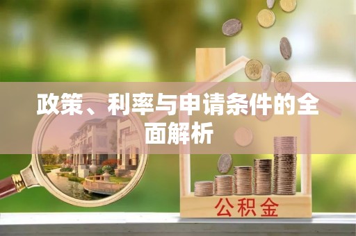 诏安政策、利率与申请条件的全面解析