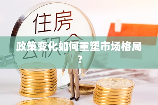 诏安政策变化如何重塑市场格局？